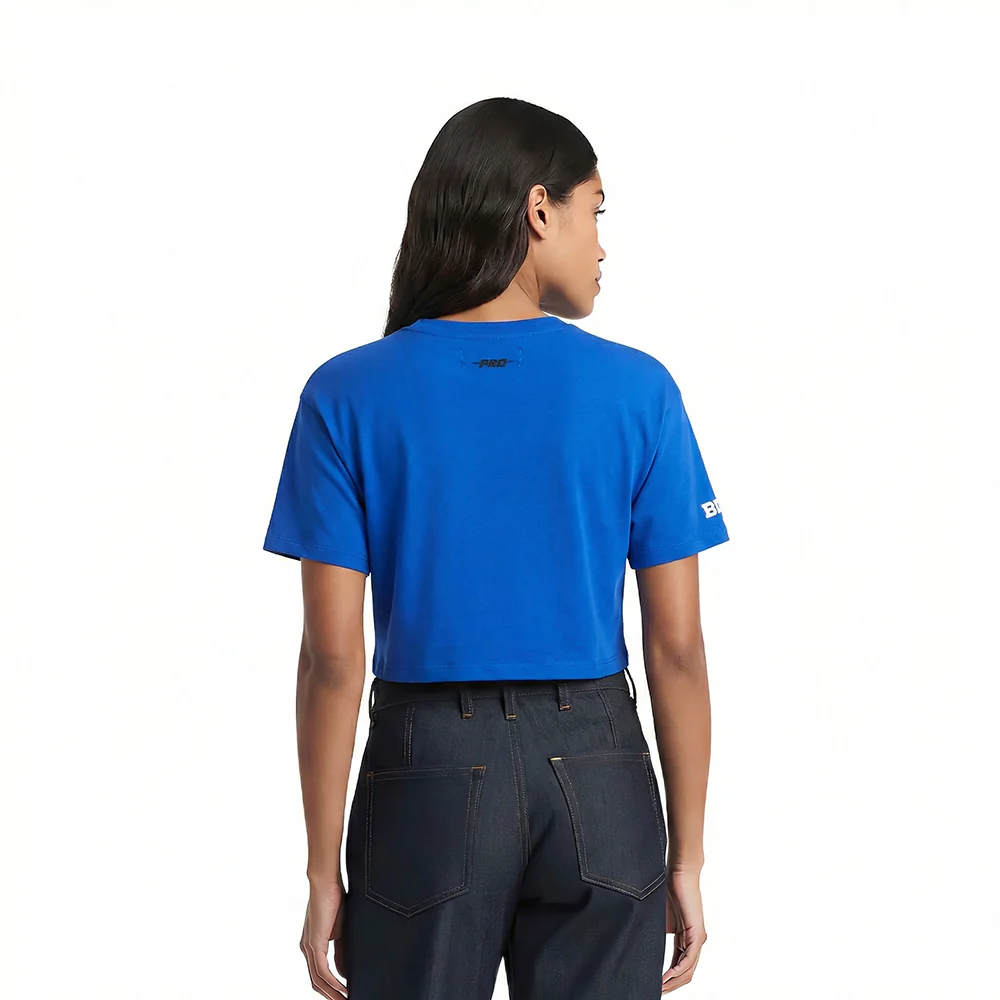 NFL BUFFALO BILLS SCRIPT TAIL WOMEN'S SJ BOXY TEE (ROYAL BLUE) - Image 2