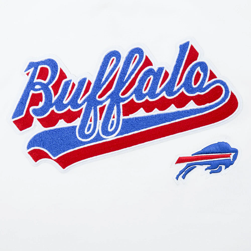 NFL BUFFALO BILLS SCRIPT TAIL WOMEN'S SJ BOXY TEE (WHITE) - Image 10