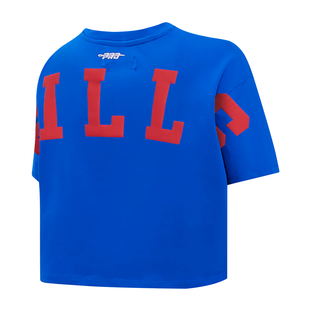 NFL BUFFALO BILLS WINGSPAN WOMEN'S SJ BOXY TEE (ROYAL BLUE) - Image 5