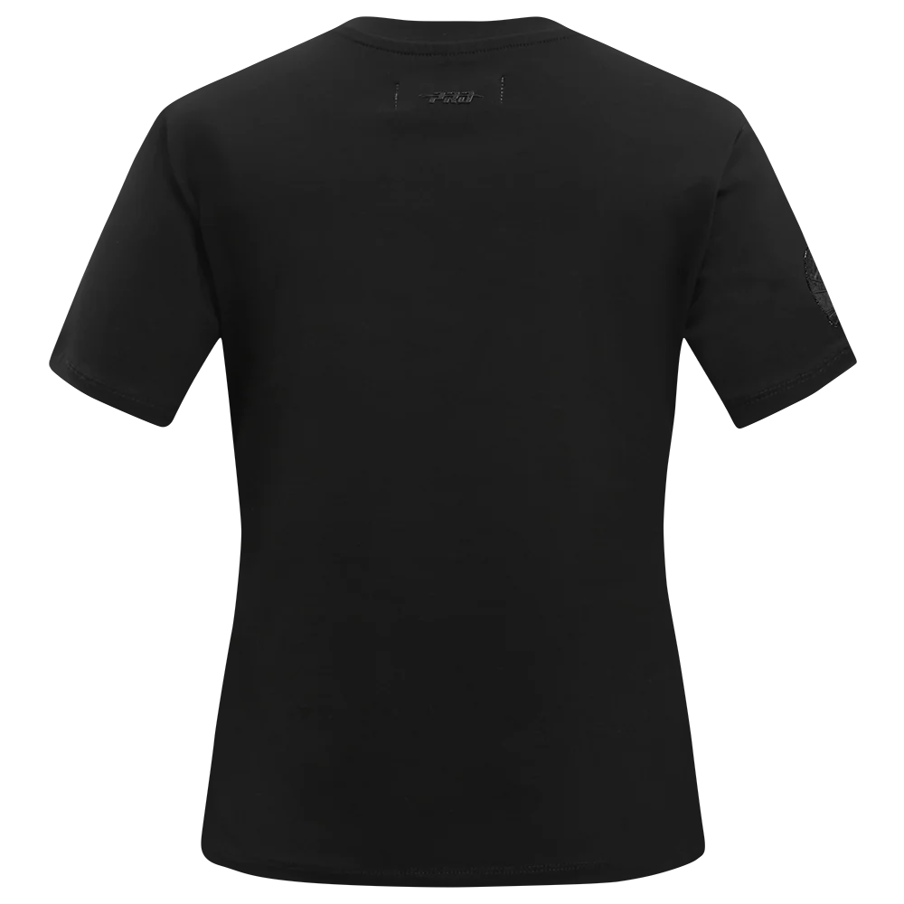 NFL BUFFALO BILLS TRIPLE BLACK WOMEN'S SINGLE JERSEY SLIM FIT TEE (TRIPLE BLACK WOMEN'S) - Image 3