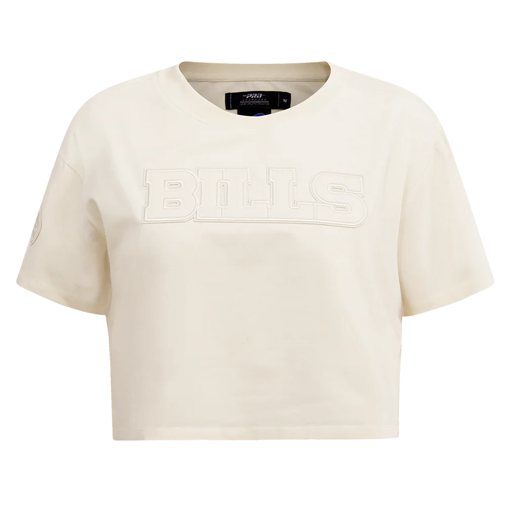 NFL BUFFALO BILLS NEUTRAL WOMEN'S BOXY TEE (EGGSHELL)
