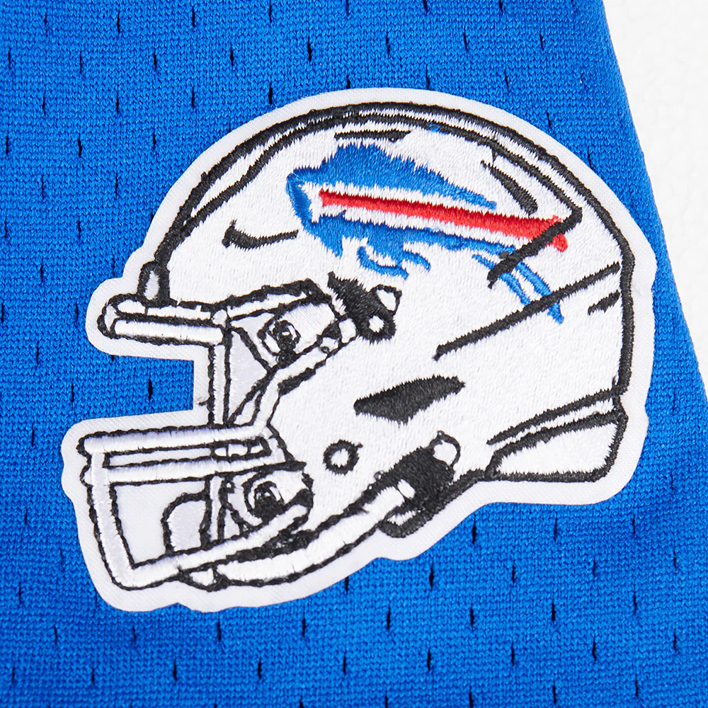 NFL BUFFALO BILLS CLASSIC BIG BOYS MESH BUTTON DOWN SHIRT (ROYAL BLUE/RED) - Image 16