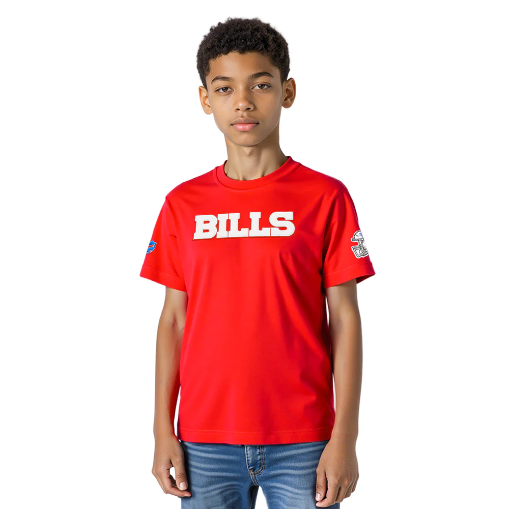 NFL BUFFALO BILLS CLASSIC SINGLE JERSEY BIG BOYS SINGLE JERSEY TEE (RED) - Image 9