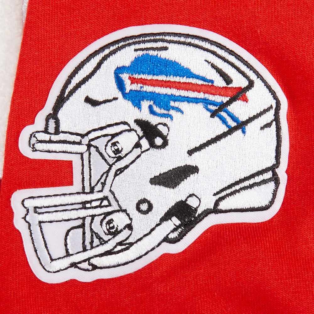 NFL BUFFALO BILLS CLASSIC BIG BOYS SHORT SLEEVE STRIPED RIB TEE (RED) - Image 6