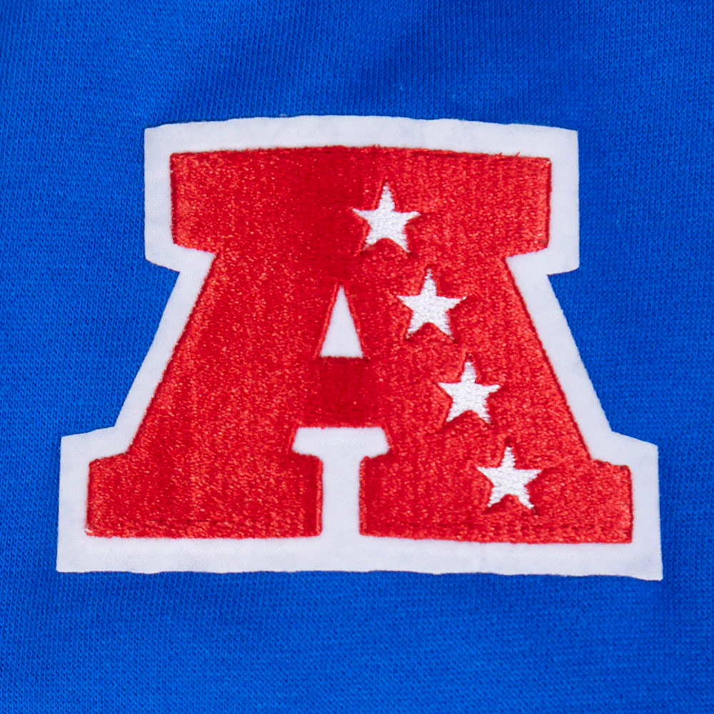 NFL BUFFALO BILLS RETRO CLASSIC BIG BOYS RIB FLEECE PULLOVER HOODIE (ROYAL BLUE/RED) - Image 8