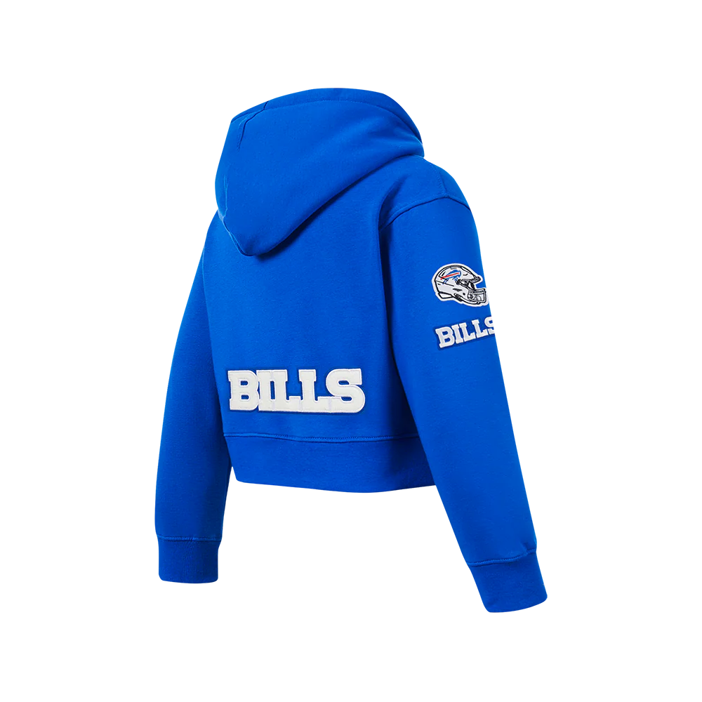 NFL BUFFALO BILLS CLASSIC BIG GIRLS FLEECE FULL ZIP HOODIE (ROYAL BLUE) - Image 4