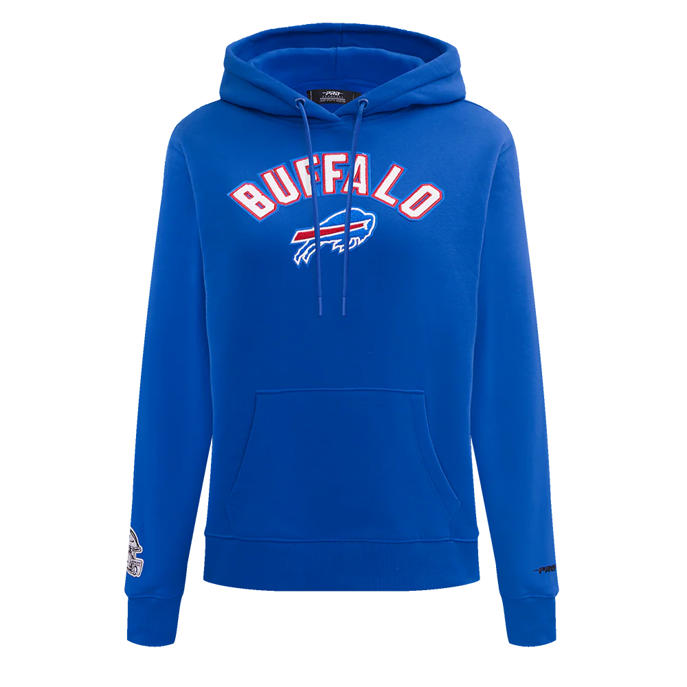 NFL BUFFALO BILLS CLASSIC WOMEN'S FLC PO HOODIE (ROYAL BLUE)