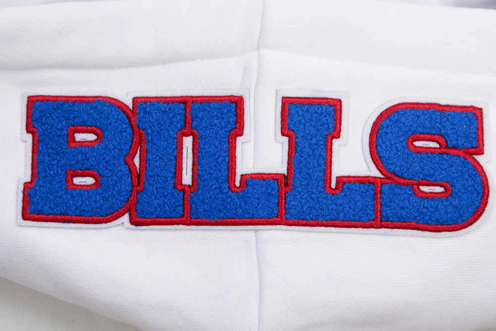 NFL BUFFALO BILLS CLASSIC FLEECE PULLOVER HOODIE (WHITE) - Image 5