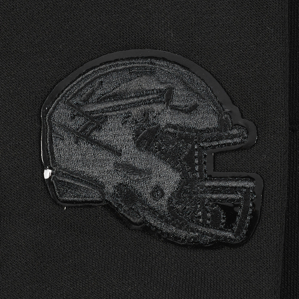 NFL BUFFALO BILLS TRIPLE BLACK WOMEN'S FLEECE PULLOVER HOODIE (TRIPLE BLACK WOMEN'S) - Image 6