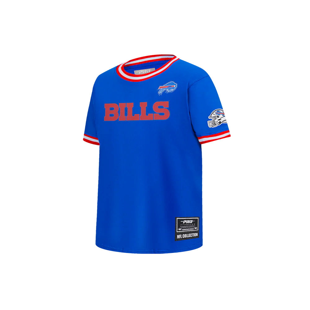 NFL BUFFALO BILLS CLASSIC LITTLE BOYS SHORT SLEEVE MESH TEE (ROYAL BLUE/RED) - Image 5