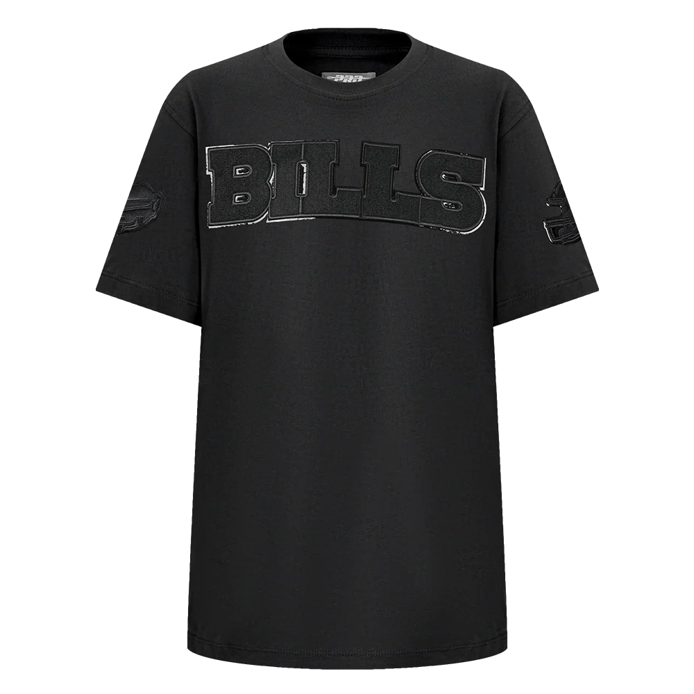 NFL BUFFALO BILLS TRIPLE BLACK LITTLE BOYS SHORT SLEEVE TEE (BLACK) - Image 3