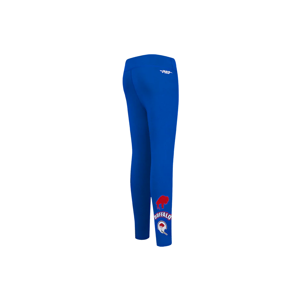 NFL BUFFALO BILLS RETRO CLASSIC LITTLE GIRLS LEGGING (ROYAL BLUE) - Image 2