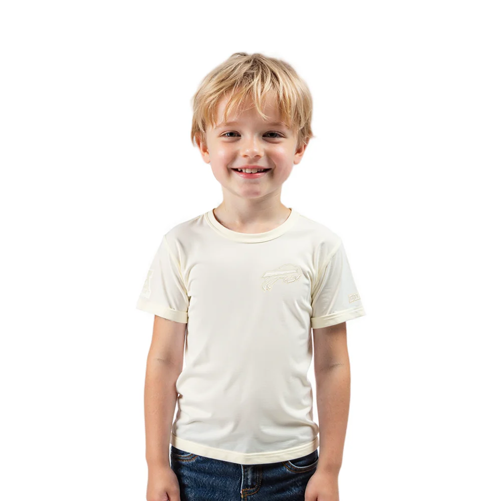 NFL BUFFALO BILLS NEUTRAL TODDLER BOYS SHORT SLEEVE TEE (EGGSHELL)