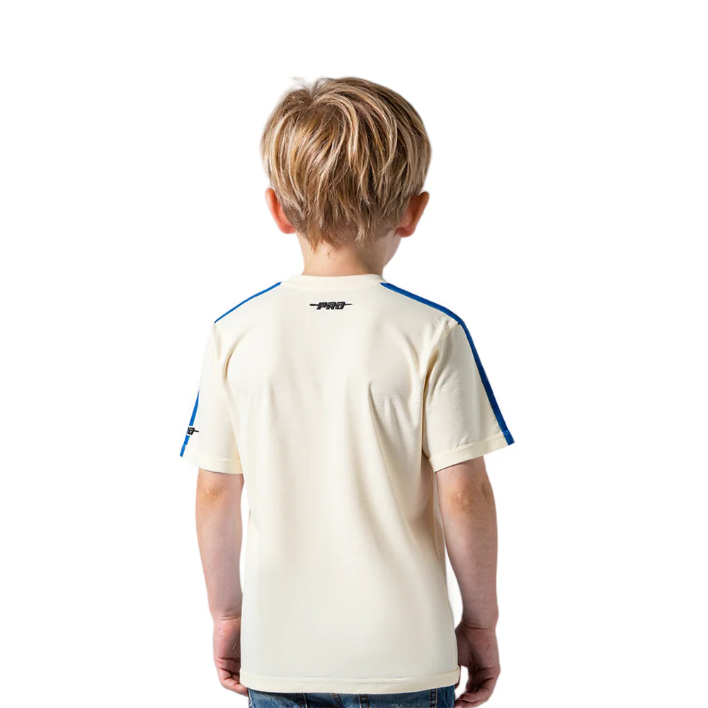 NFL BUFFALO BILLS RETRO CLASSIC TODDLER BOYS SHORT SLEEVE TAPING TEE(EGGSHELL/ROYAL BLUE) - Image 2