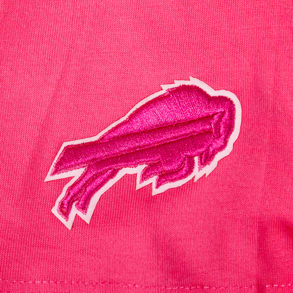 NFL BUFFALO BILLS TRIPLE PINK TODDLER GIRLS SHORT SLEEVE BOXY TEE (BEETROOT PURPLE) - Image 6