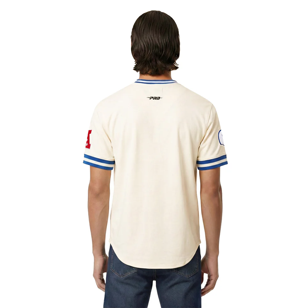 NFL BALTIMORE COLTS RETRO CLASSIC MEN'S TEE (EGGSHELL/ ROYAL BLUE) - Image 2