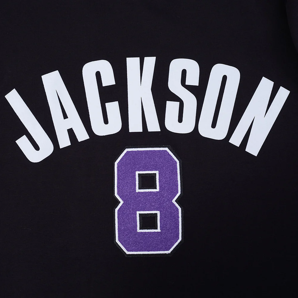NFL BALTIMORE RAVENS LAMAR JACKSON #8 CLASSIC PNN MEN'S SJ TEE (BLACK) - Image 8