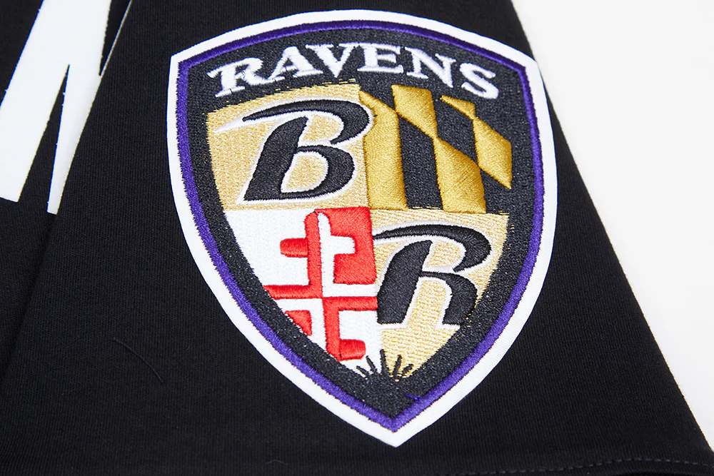 NFL BALTIMORE RAVENS LAMAR JACKSON #8 MEN'S SHORT SLEEVE PULLOVER HOODIE (BLACK) - Image 7