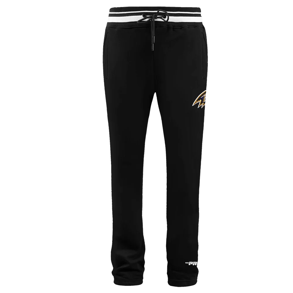 NFL BALTIMORE RAVENS MASHUP MEN'S MASHUP MEN'S RIB SWEATPANT (BLACK) - Image 2