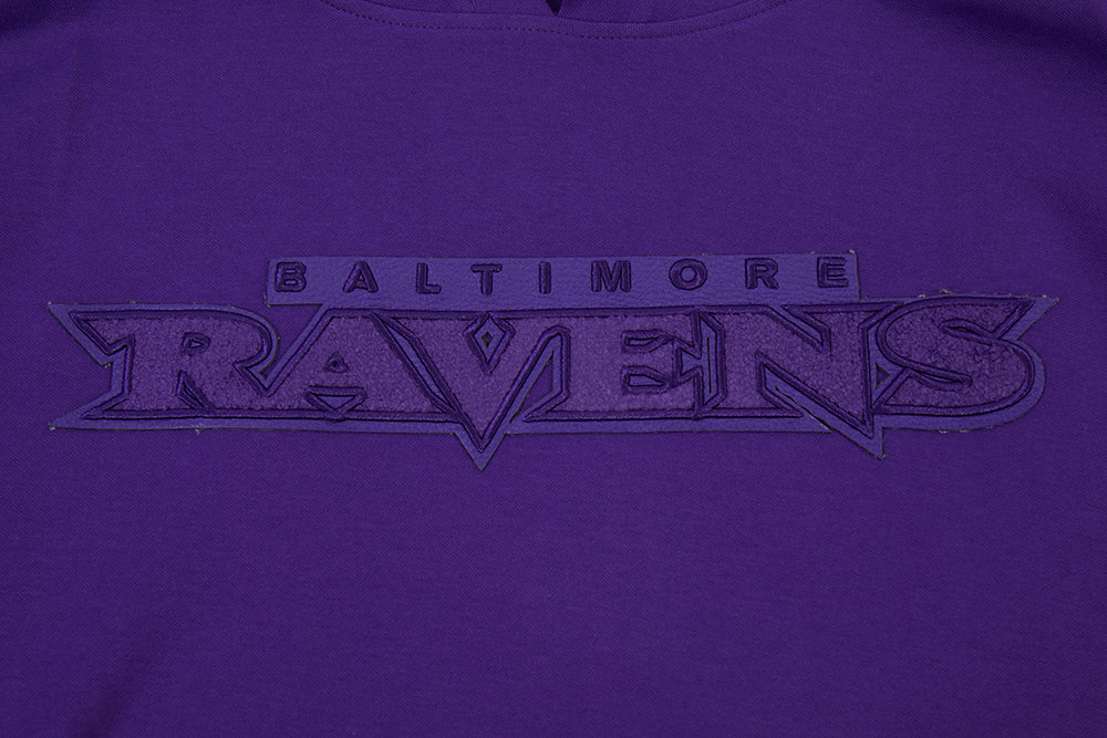 NFL BALTIMORE RAVENS TRIPLE TONAL DK PO HOODIE (PURPLE) - Image 6