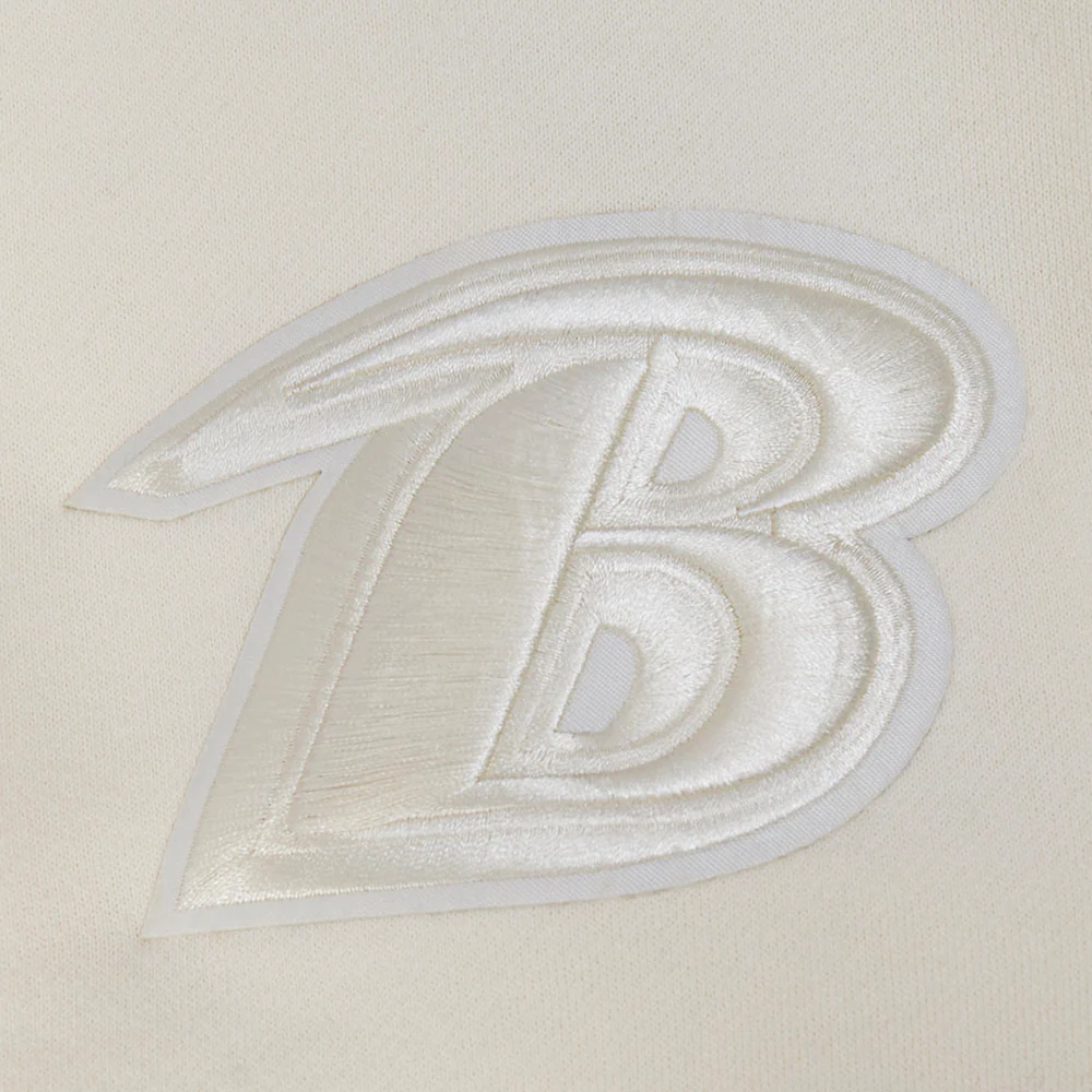 NFL BALTIMORE RAVENS LAMAR JACKSON #8 NEUTRAL MEN'S DROP SHOULDER FL (EGGSHELL) - Image 4