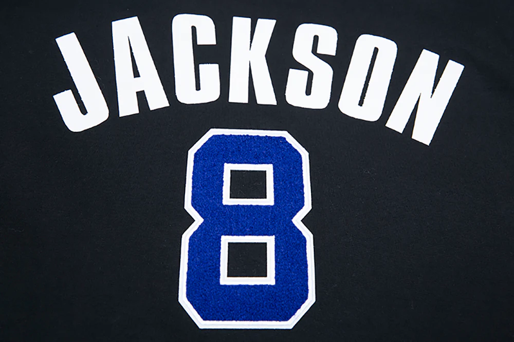 NFL BALTIMORE RAVENS LAMAR JACKSON #8 MEN'S PULLOVER HOODIE (BLACK) - Image 5