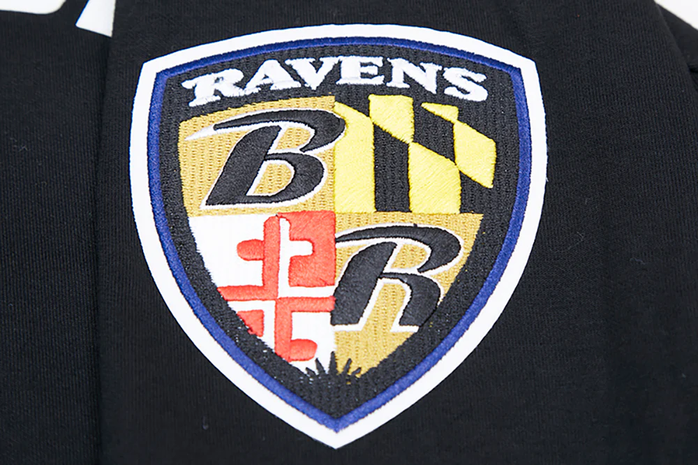 NFL BALTIMORE RAVENS LAMAR JACKSON #8 MEN'S PULLOVER HOODIE (BLACK) - Image 7