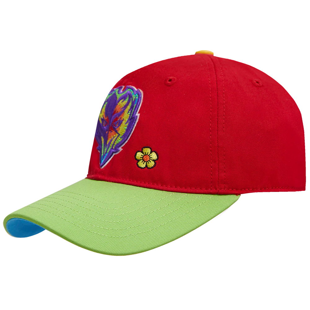 NFL BALTIMORE RAVENS TRIPPY TD DAD HAT (RED/ MULTI) - Image 3