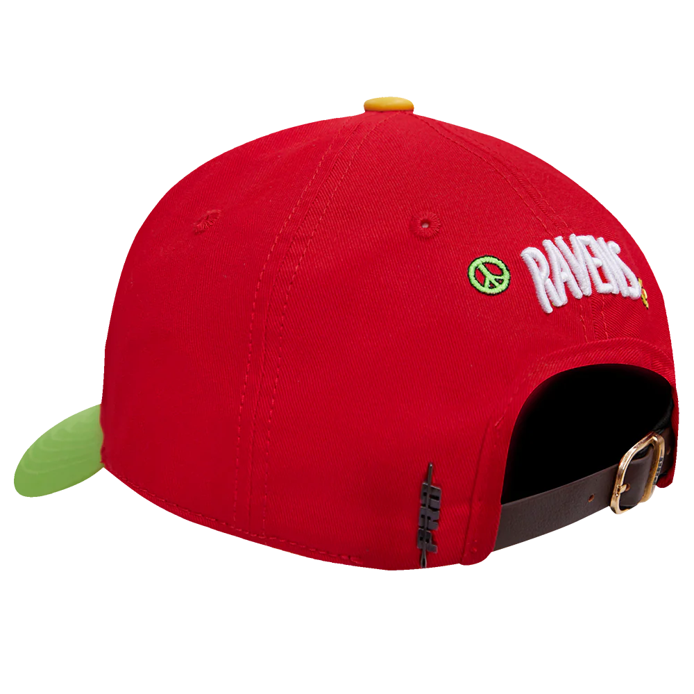NFL BALTIMORE RAVENS TRIPPY TD DAD HAT (RED/ MULTI) - Image 4
