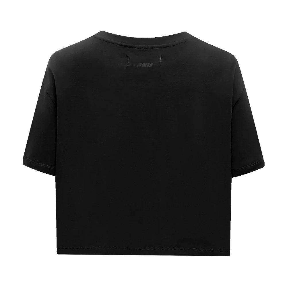 NFL BALTIMORE RAVENS NEUTRAL WOMEN'S BOXY TEE (BLACK) - Image 3