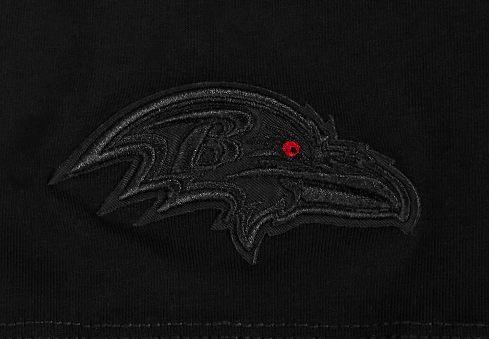 NFL BALTIMORE RAVENS NEUTRAL WOMEN'S BOXY TEE (BLACK) - Image 5