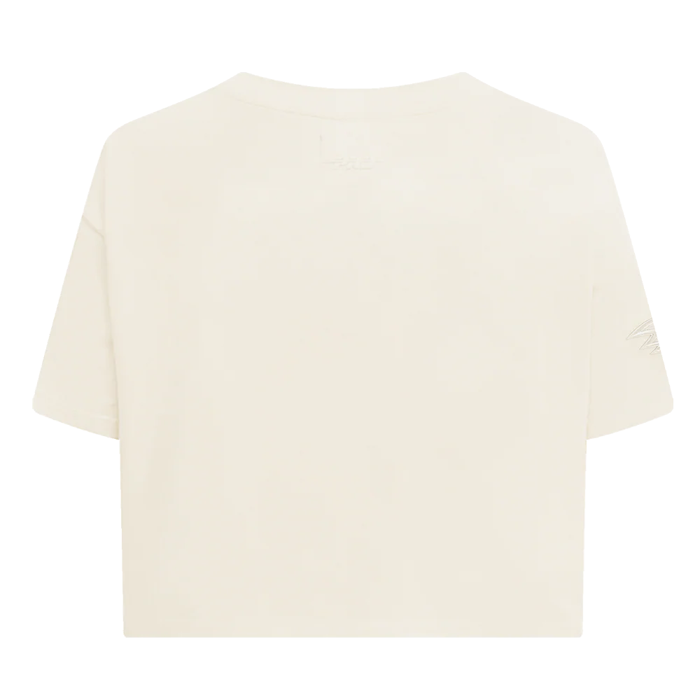 NFL BALTIMORE RAVENS NEUTRAL WOMEN'S BOXY TEE (EGGSHELL) - Image 3