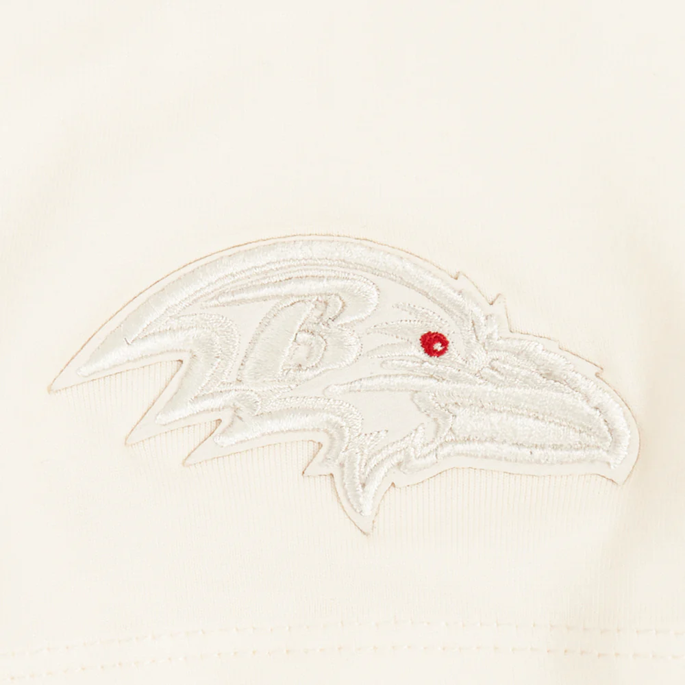 NFL BALTIMORE RAVENS NEUTRAL WOMEN'S BOXY TEE (EGGSHELL) - Image 6