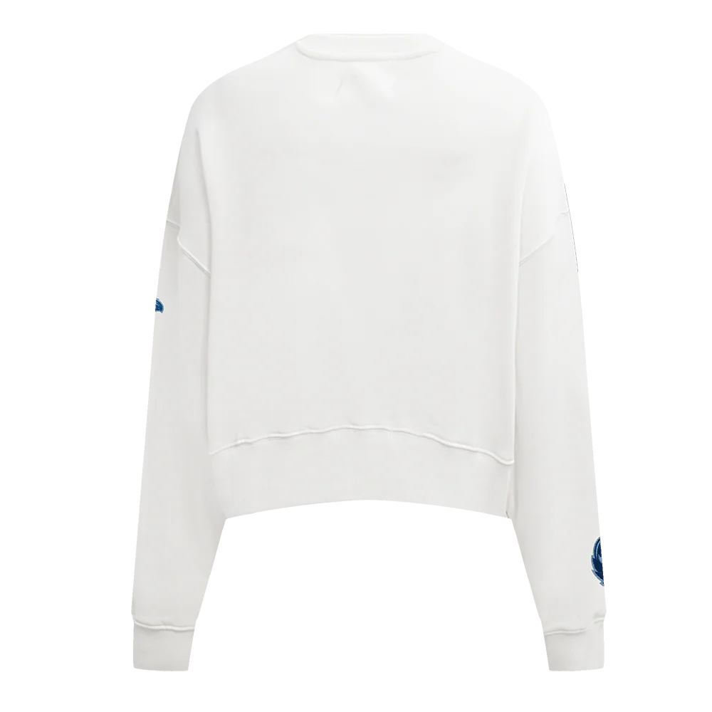 NFL BALTIMORE RAVENS VARSITY BLUES WOMEN'S CREWNECK (LINEN) - Image 3