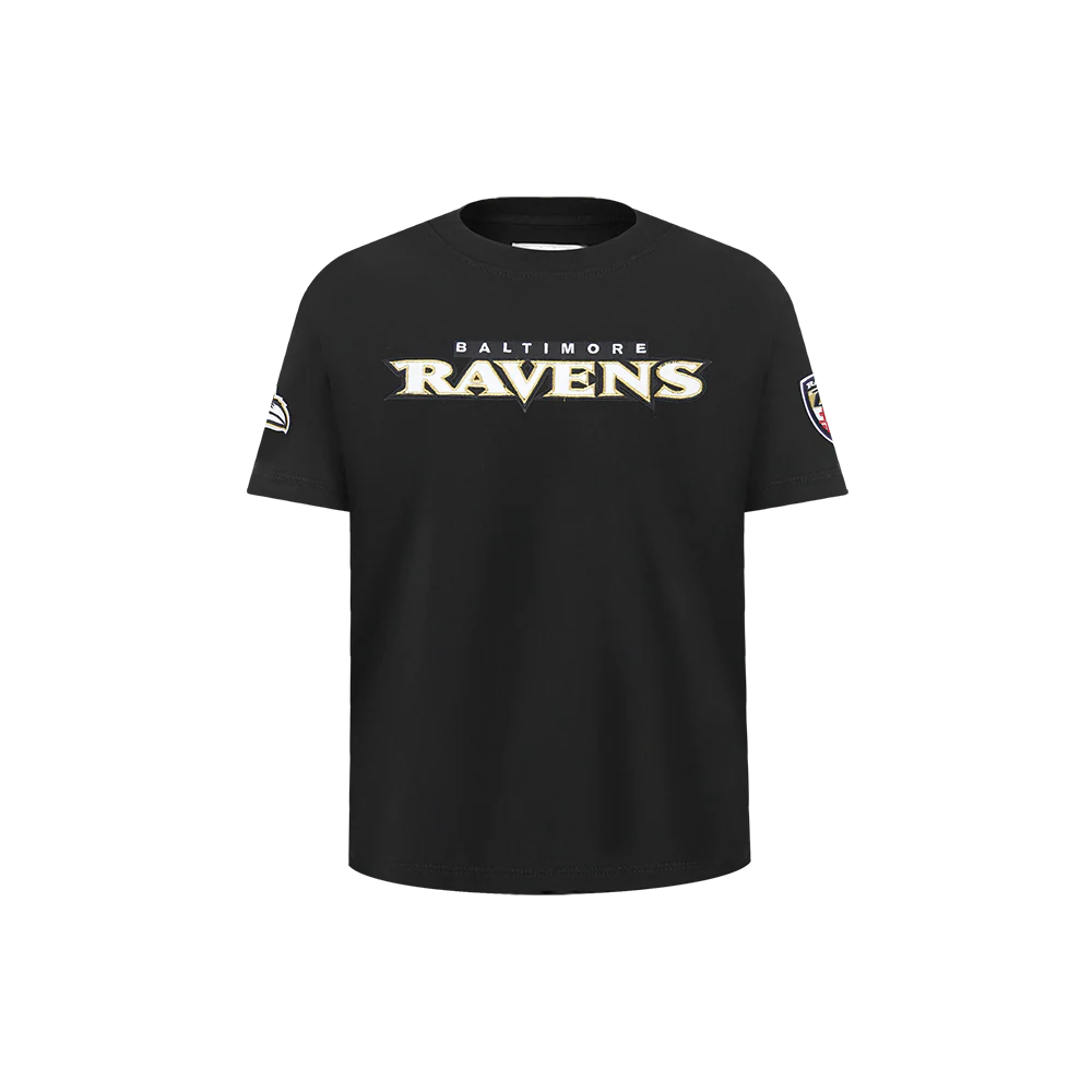 NFL BALTIMORE RAVENS CLASSIC LITTLE BOY'S SS TEE (BLACK)