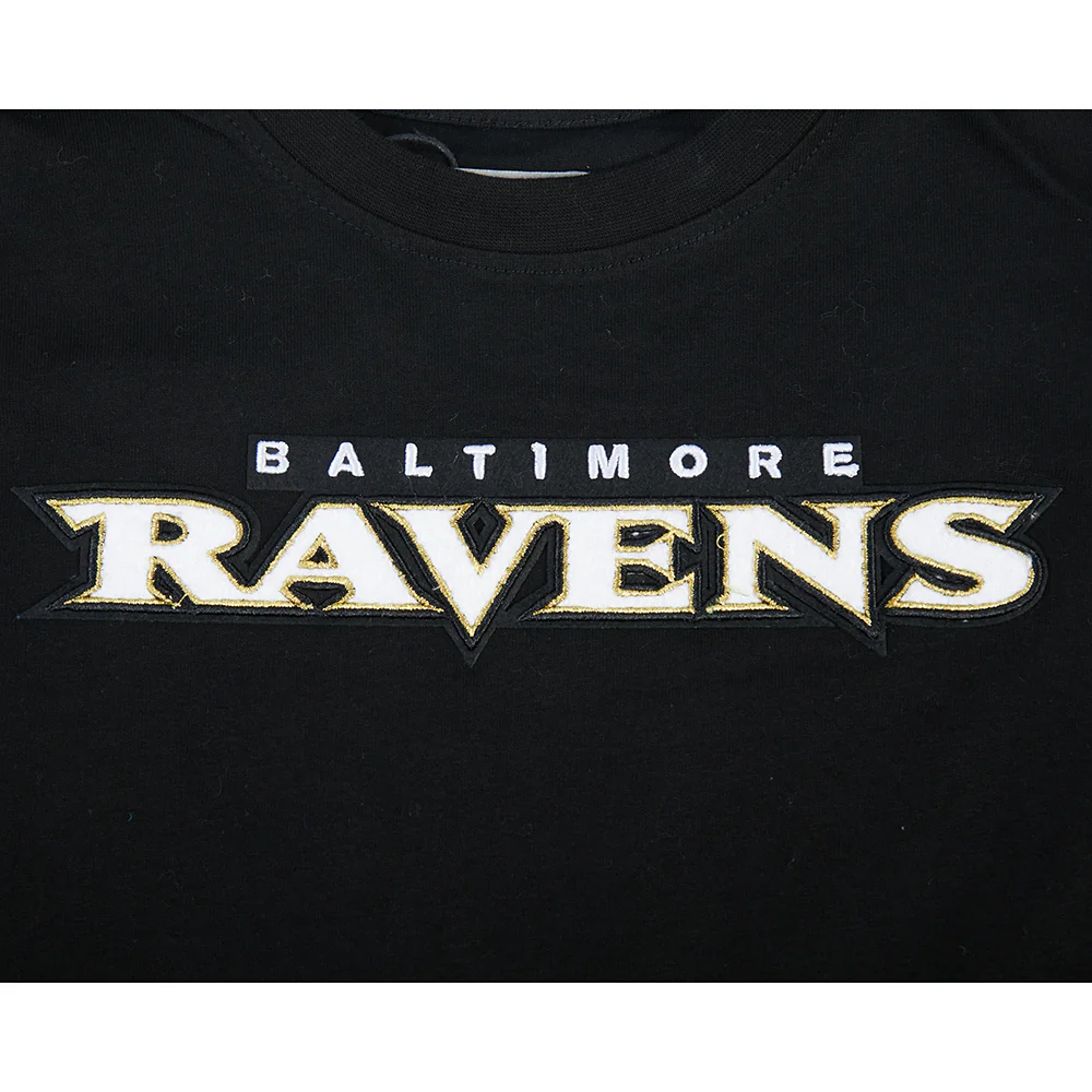 NFL BALTIMORE RAVENS CLASSIC LITTLE BOY'S SS TEE (BLACK) - Image 5