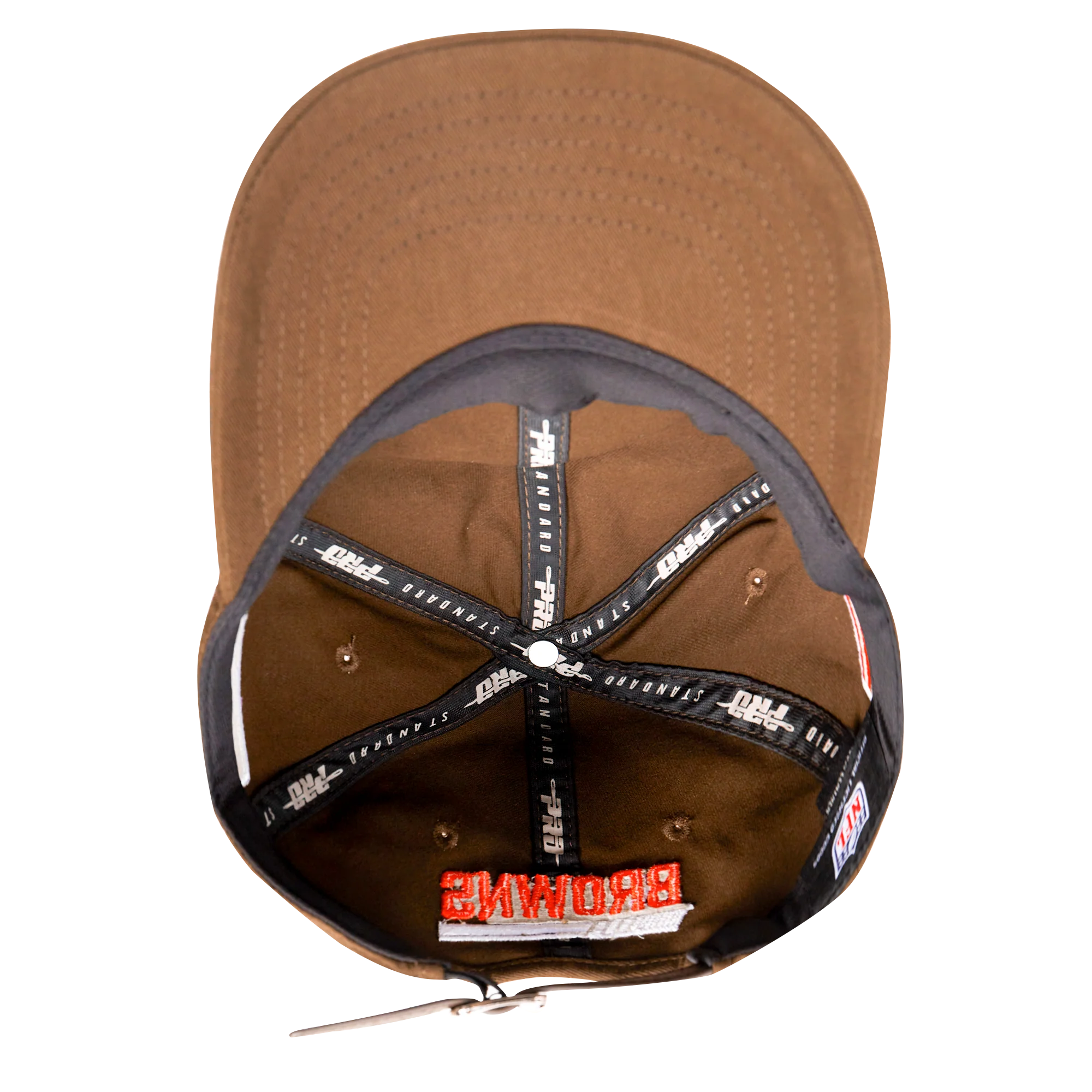 NFL CLEVELAND BROWNS FAST LANE LOGO DAD HAT (BROWN) - Image 6
