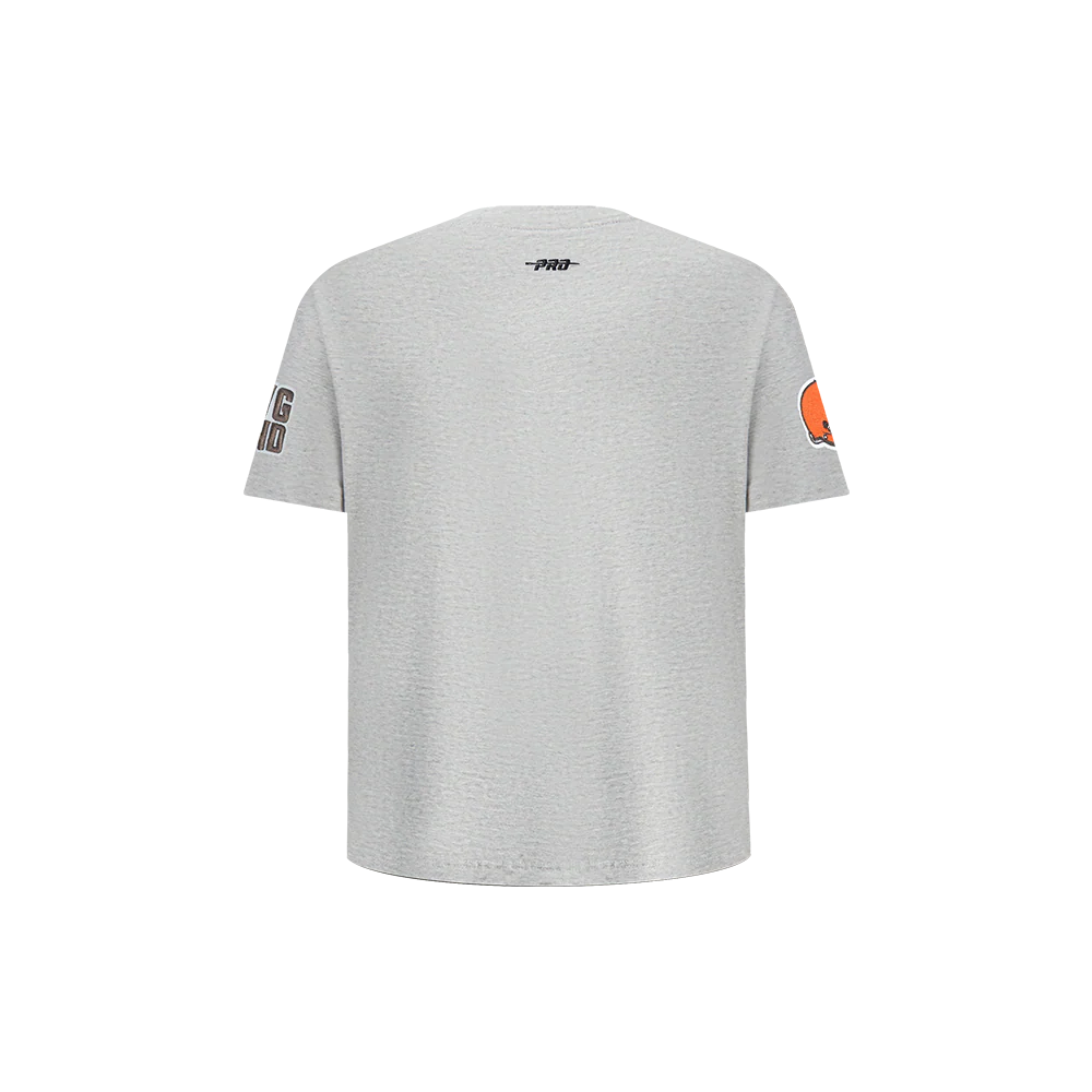 NFL CLEVELAND BROWNS CLASSIC TODDLER BOY'S SS TEE (HEATHER GREY) - Image 5