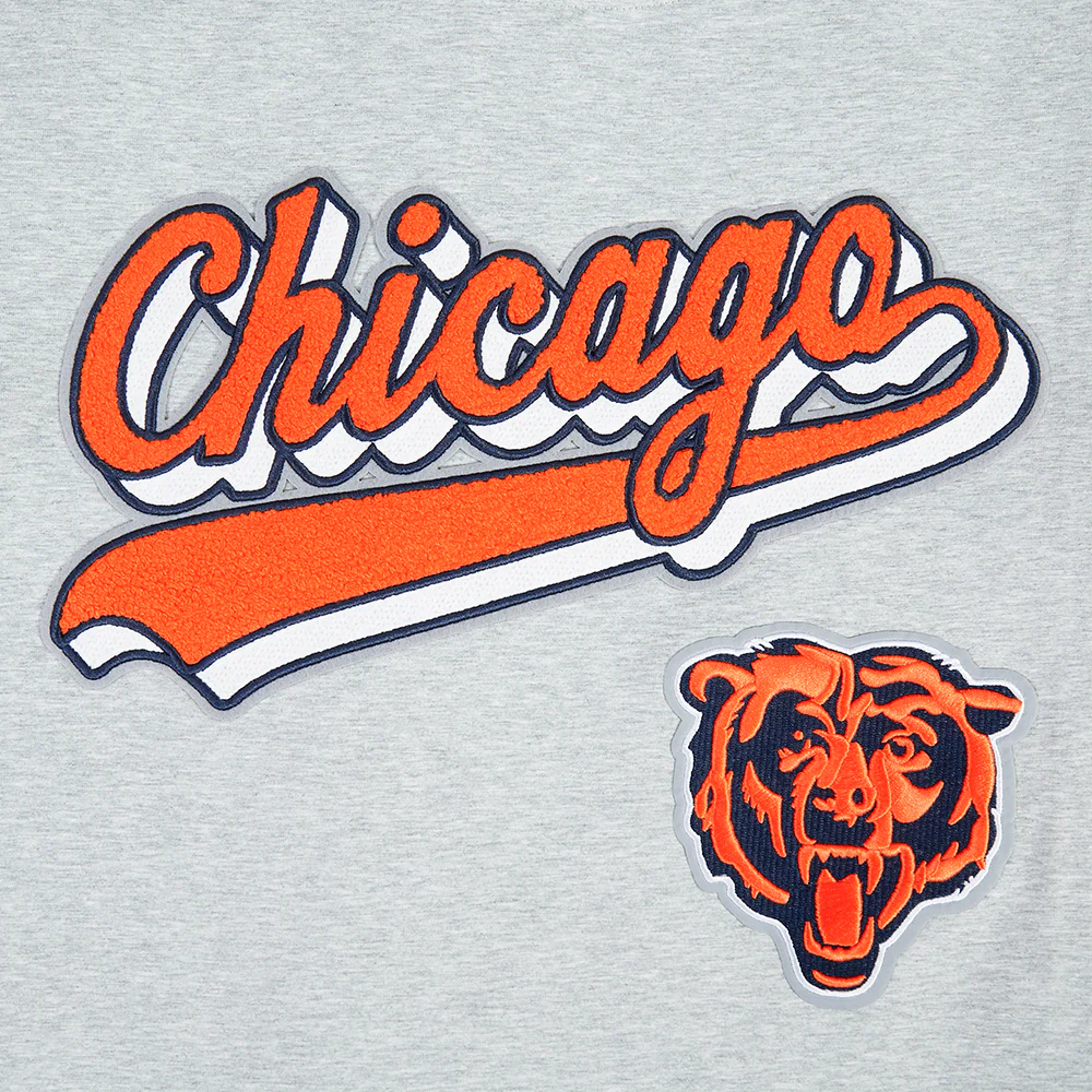 NFL CHICAGO BEARS SCRIPT TAIL MEN'S SJ TEE (HEATHER GREY) - Image 14