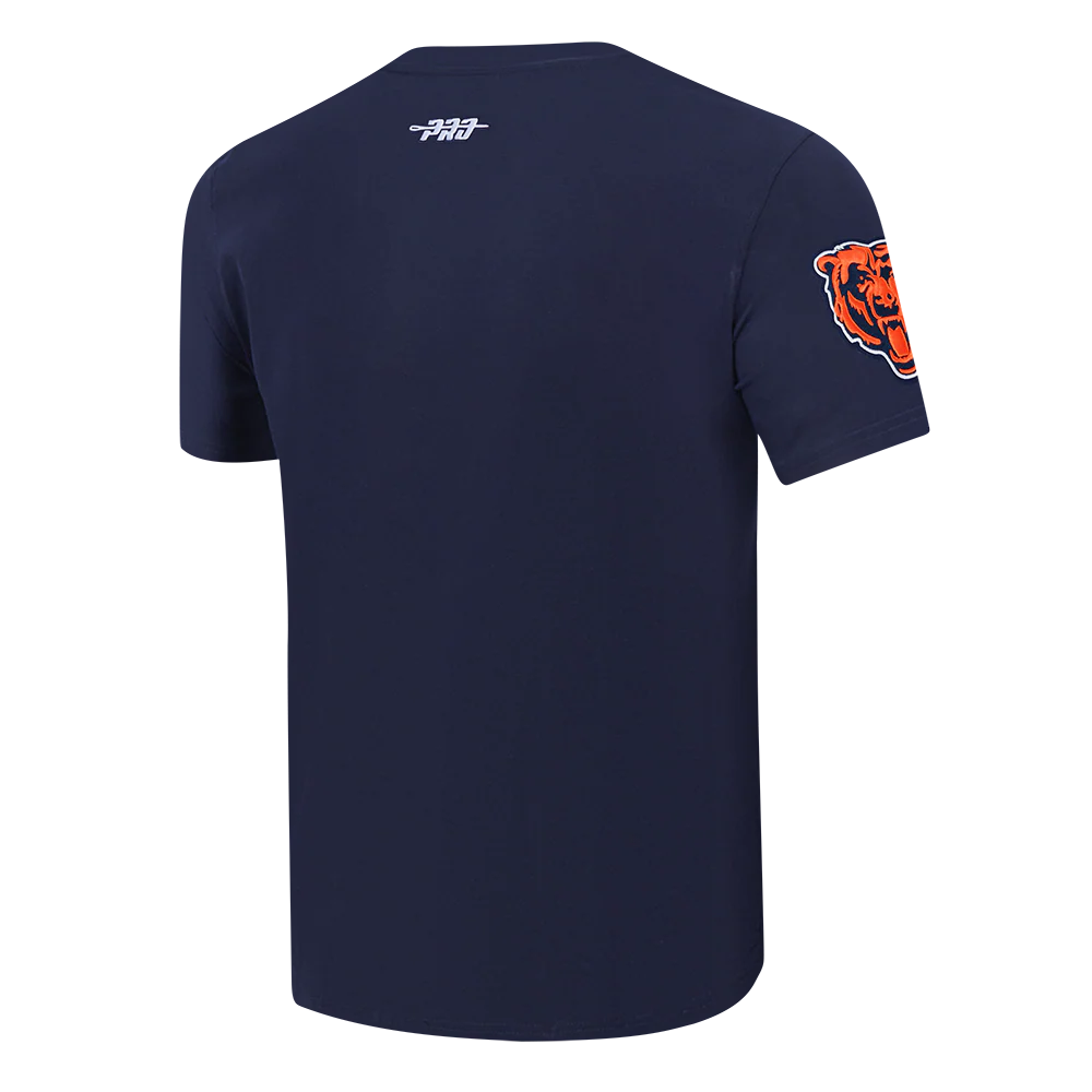 NFL CHICAGO BEARS SCRIPT TAIL MEN'S SJ TEE (MIDNIGHT NAVY) - Image 4