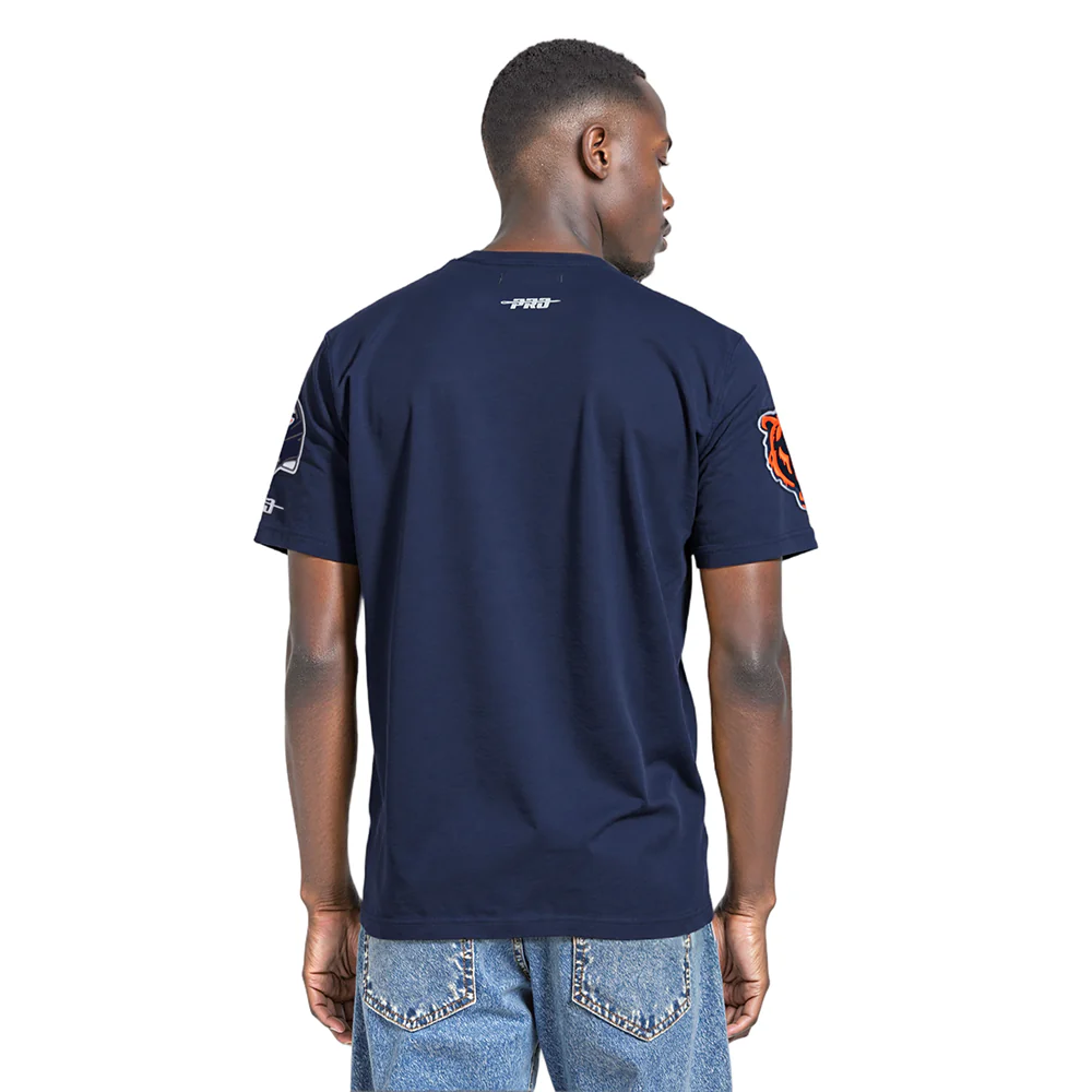 NFL CHICAGO BEARS SCRIPT TAIL MEN'S SJ TEE (MIDNIGHT NAVY) - Image 9