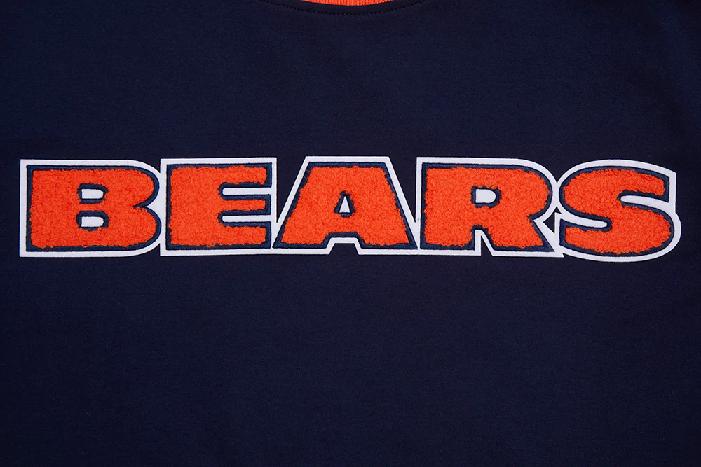 NFL CHICAGO BEARS CLASSIC CHENILLE MEN'S TEE (MIDNIGHT NAVY) - Image 5