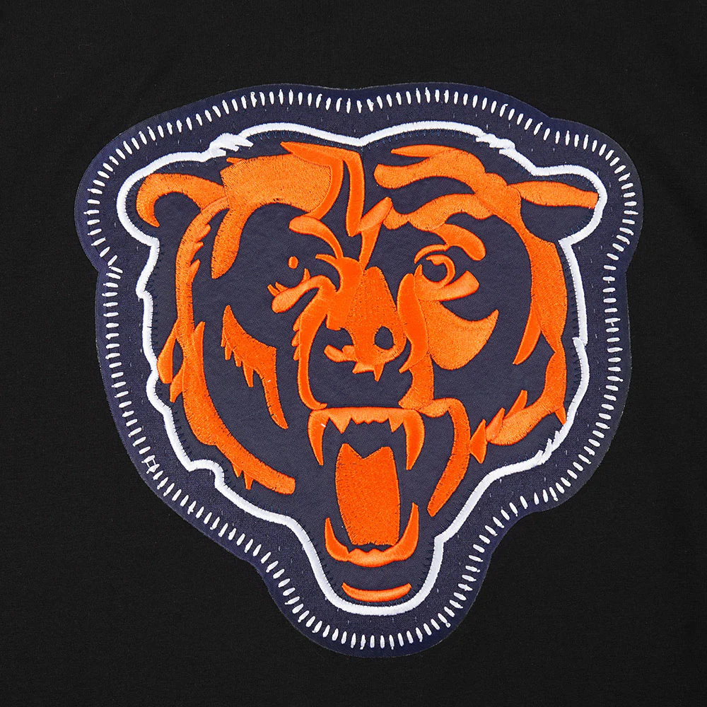 NFL CHICAGO BEARS DIY PICK STITCH MEN'S SINGLE JERSEY TEE (BLACK) - Image 8