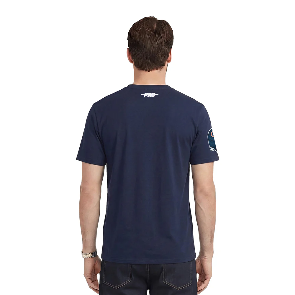 NFL CHICAGO BEARS TEAM BADGE MEN'S WM SJ TEE (MIDNIGHT NAVY) - Image 2