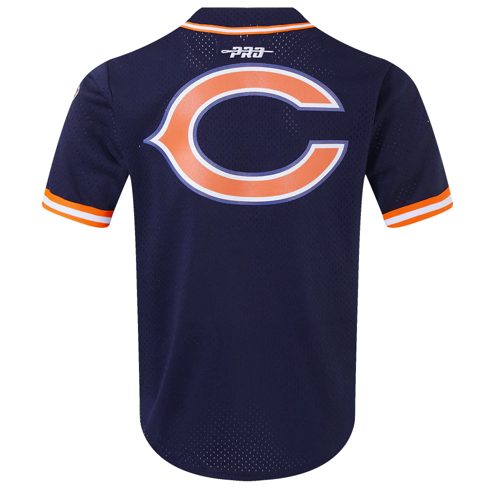 NFL CHICAGO BEARS CALEB WILLIAMS #18 CLASSIC MEN'S PLAYER NAME AND NUM (MIDNIGHT NAVY/ORANGE) - Image 3