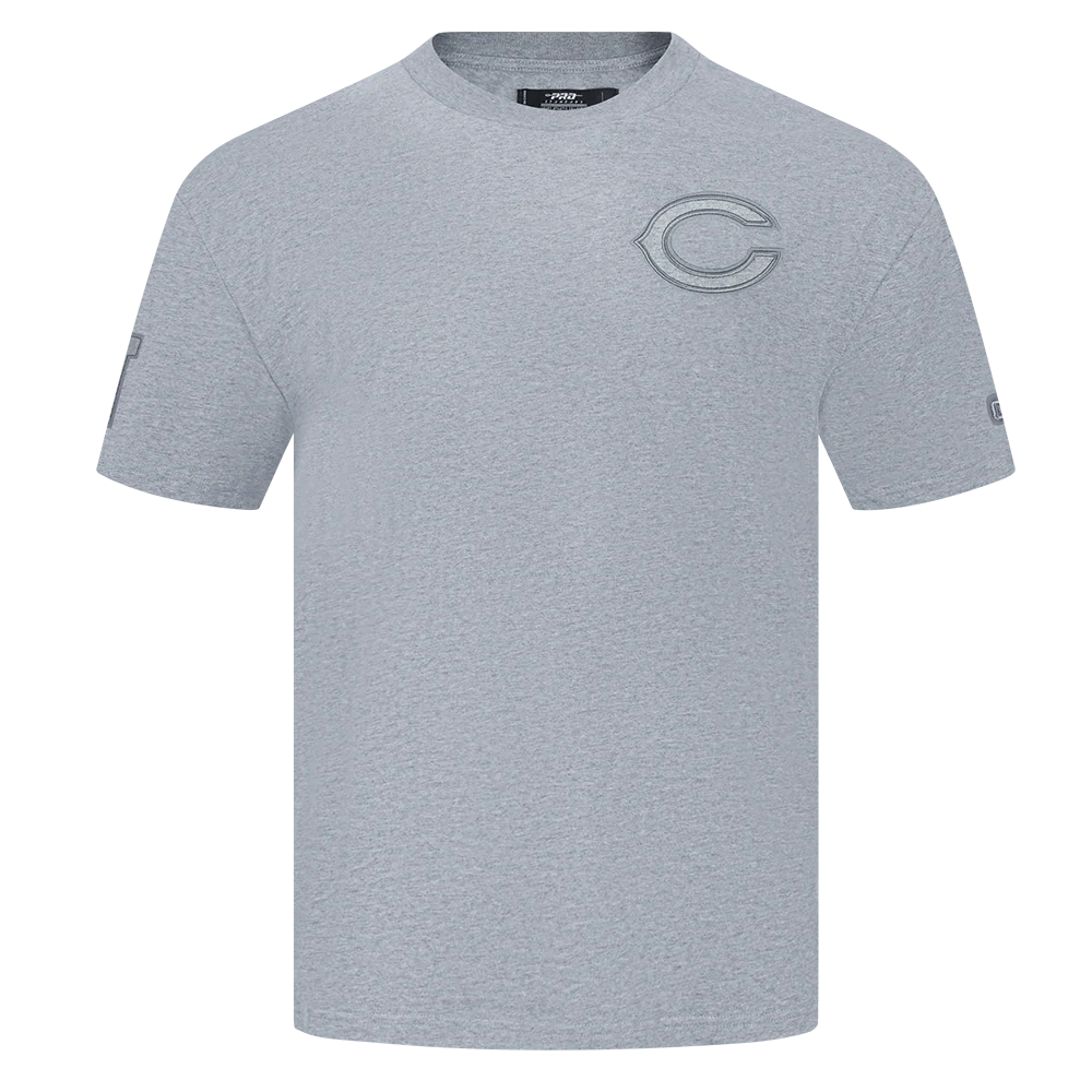 NFL CHICAGO BEARS NEUTRAL MEN'S DROP SHOULDER TEE (DARK HEATHER GRAY)