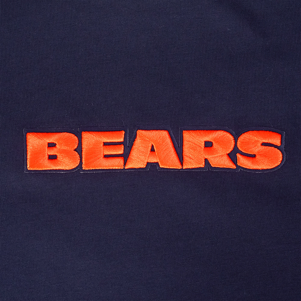 NFL CHICAGO BEARS WINGSPAN MEN'S DROP SHOULDER LS TEE (MIDNIGHT NAVY) - Image 7