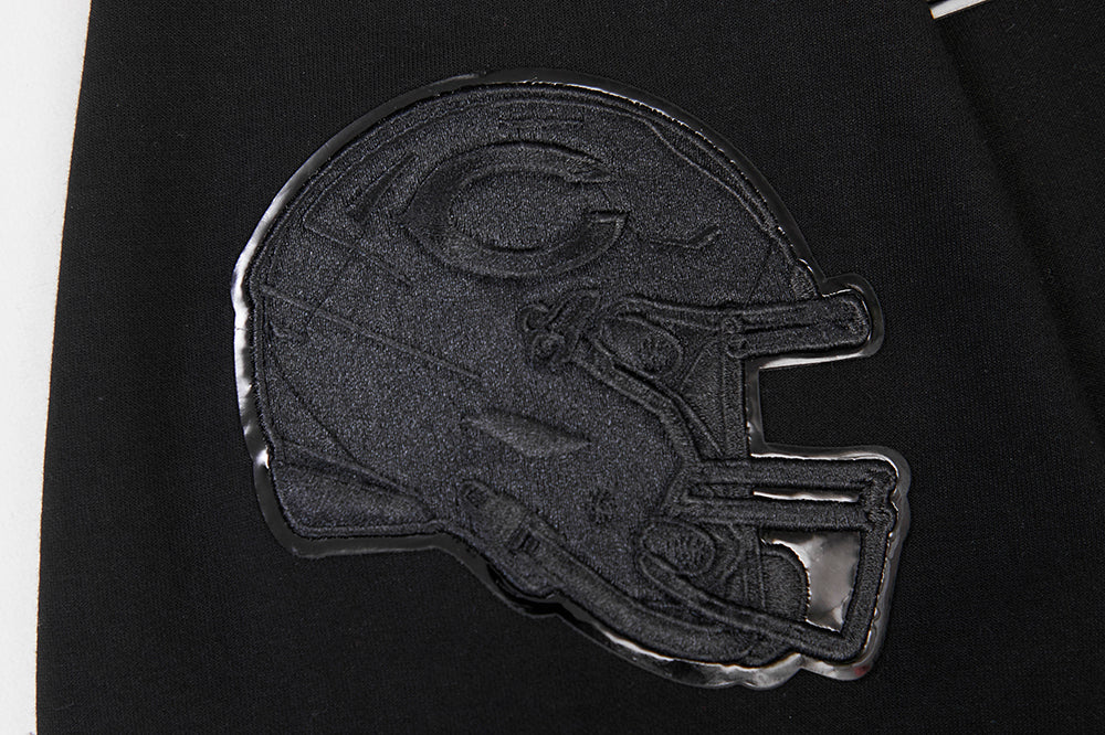 NFL CHICAGO BEARS TRIPLE BLACK MEN'S PULLOVER HOODIE (TRIPLE BLACK) - Image 13