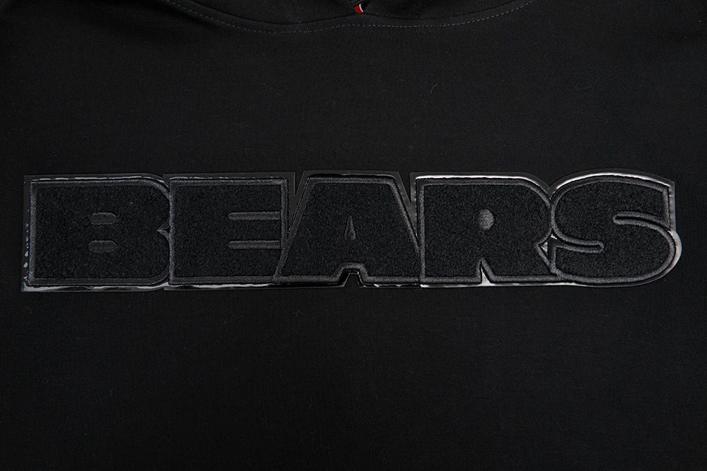 NFL CHICAGO BEARS TRIPLE BLACK MEN'S PULLOVER HOODIE (TRIPLE BLACK) - Image 9