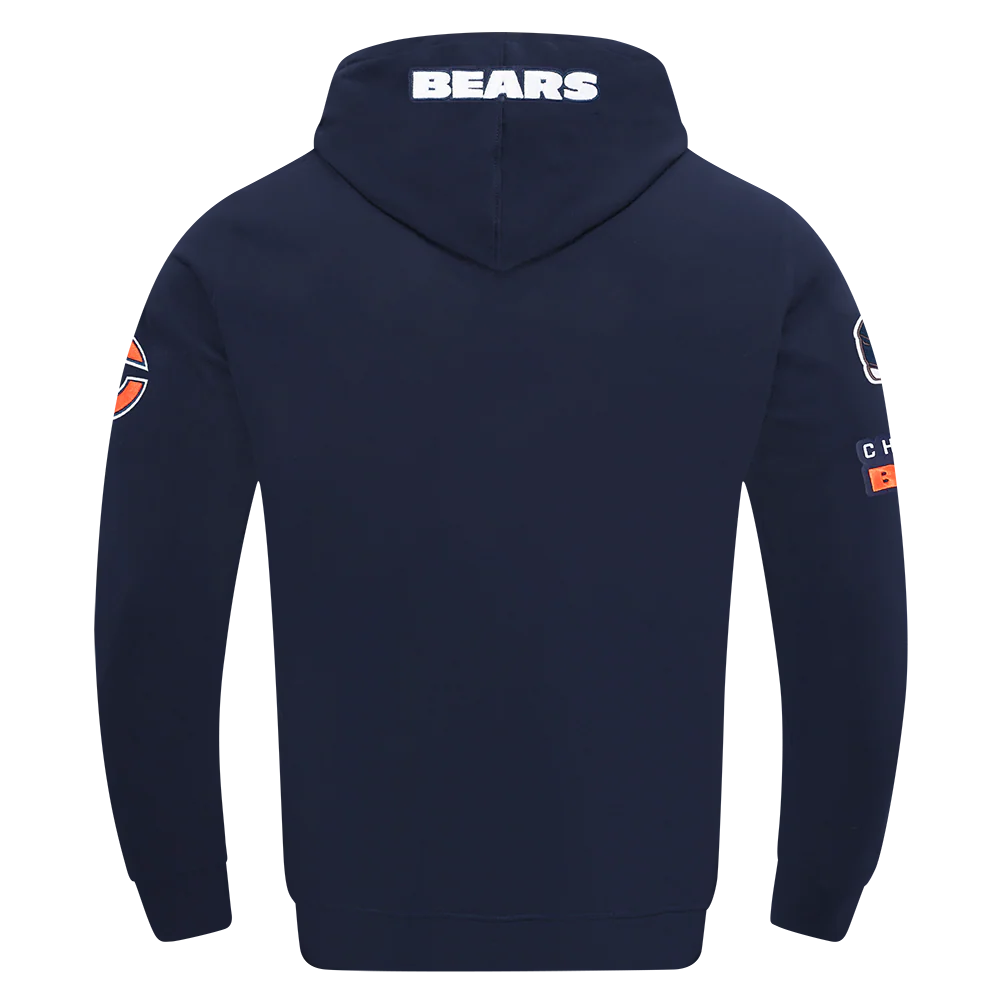 NFL CHICAGO BEARS OLD ENGLISH MEN'S PO HOODIE (MIDNIGHT NAVY) - Image 7